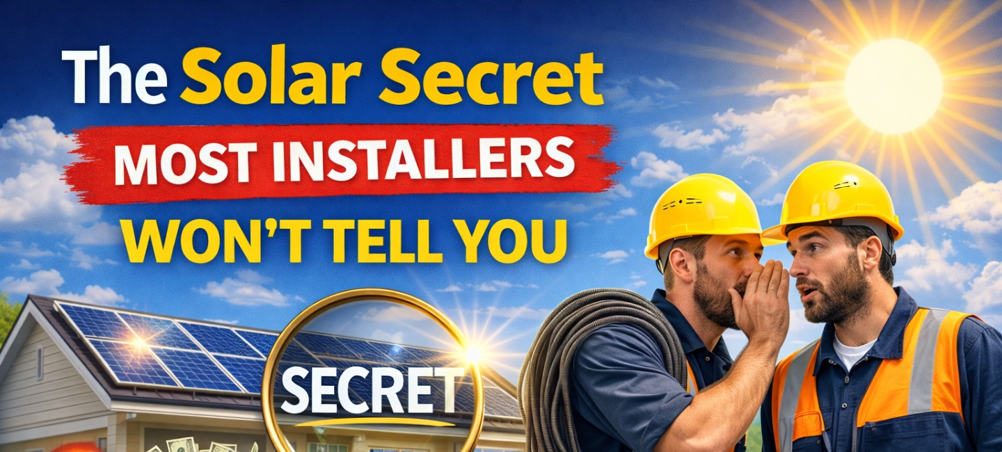 The Solar Secret Most Installers Won’t Tell You