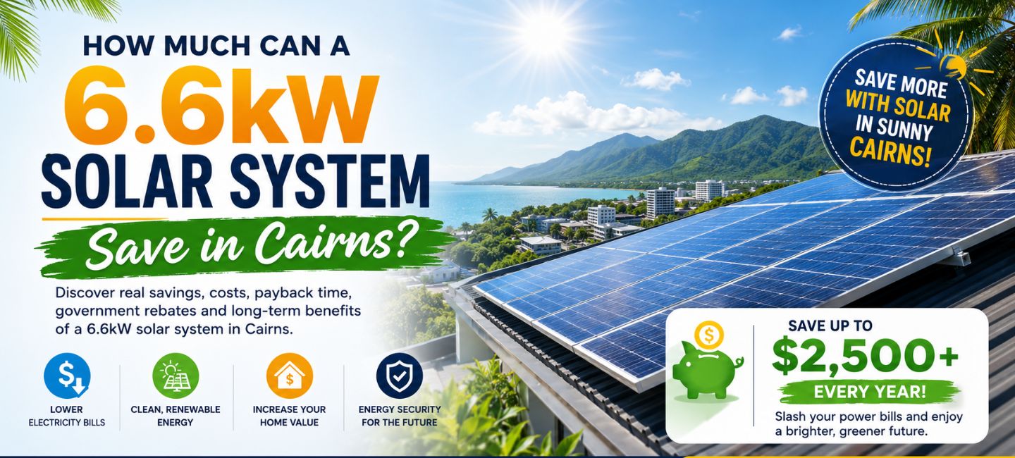 How Much Can a 6.6kW Solar System Save in Cairns?